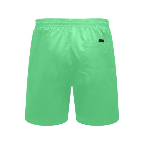 color Paris green Men's Mid-Length Beach Shorts (Model L51)