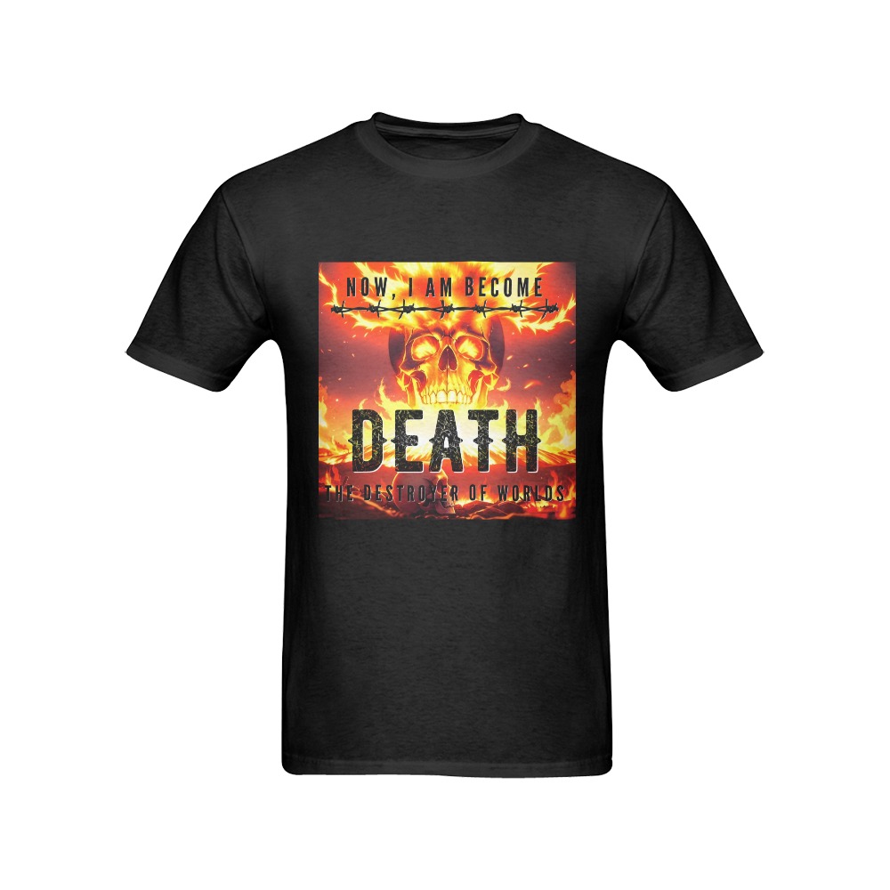 Now, I Am Become Death. The Destroyer of Worlds 3 Men's T-Shirt in USA Size (Front Printing Only)