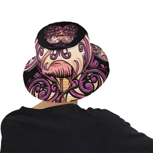 Exotic Pink All Over Print Bucket Hat for Men