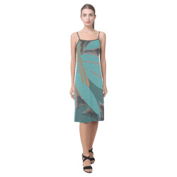 Hawaiiian Green Alcestis Slip Dress (Model D05)