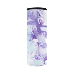 Lavender marbling Neoprene Water Bottle Pouch/Large