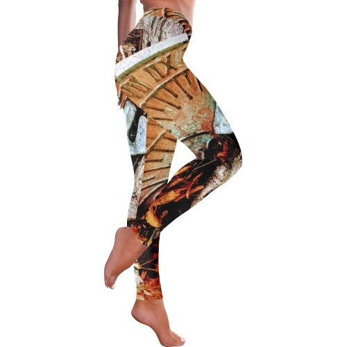Armalanikai designer art low rise leggings Women's Low Rise Leggings (Invisible Stitch) (Model L05)