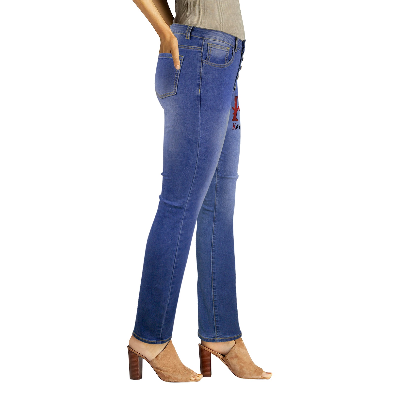 Kay Rose Women's Jeans (Front&Back Printing)