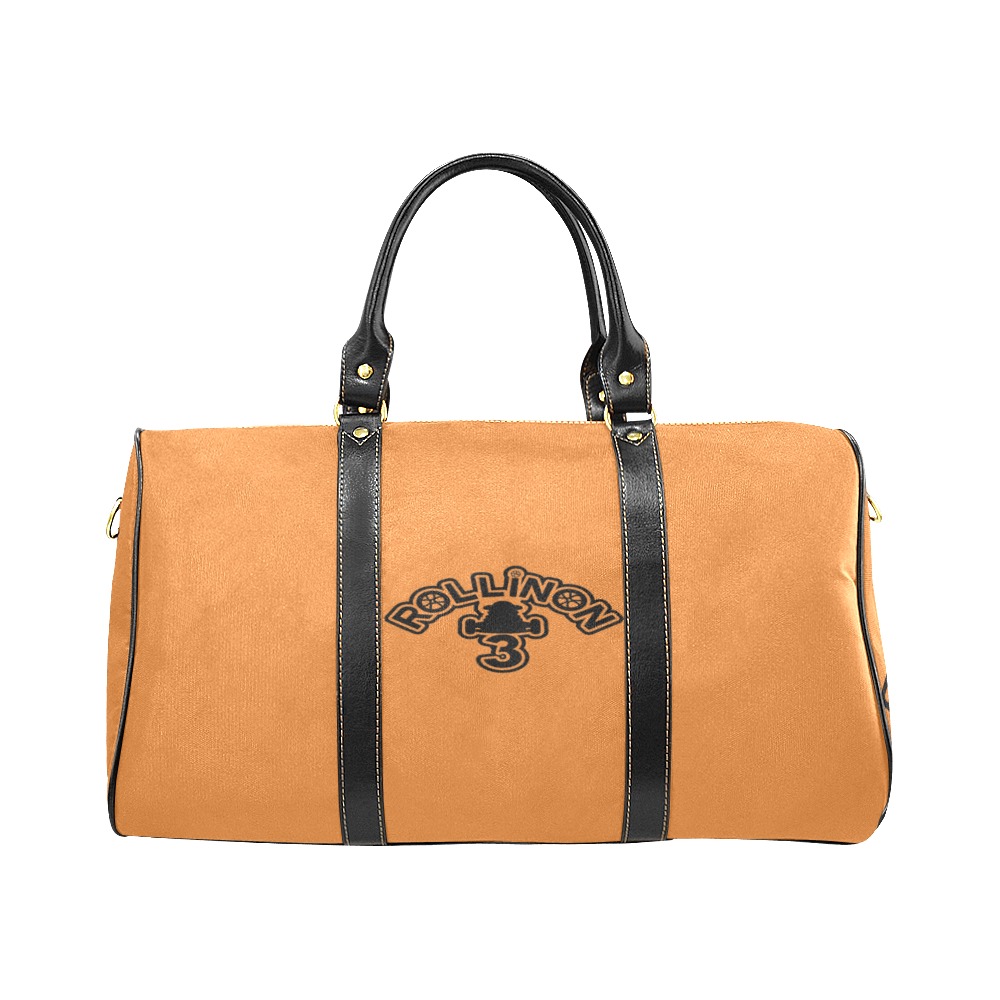 RollinOn3 Orange Travel Bag Large New Waterproof Travel Bag/Large (Model 1639)