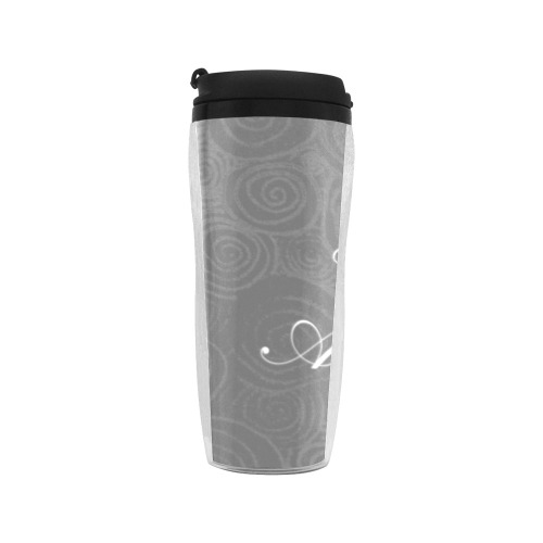 Anniversary Swirls Dark Silver Reusable Coffee Cup (11.8oz)