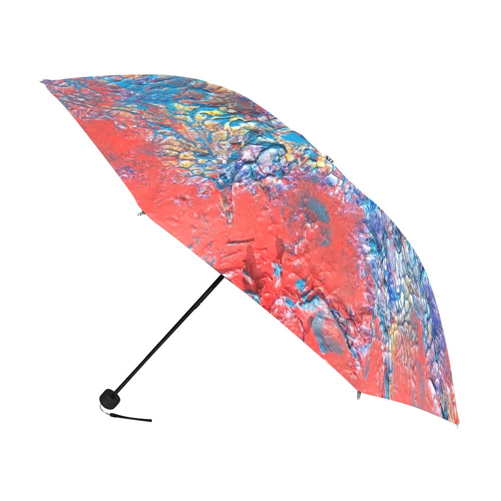 Poisson bleu dans la Mer Rouge Anti-UV Foldable Umbrella (U08)