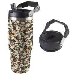 007-WILD SKIN ANIMAL-FDE 30oz Tumbler with Top Handle