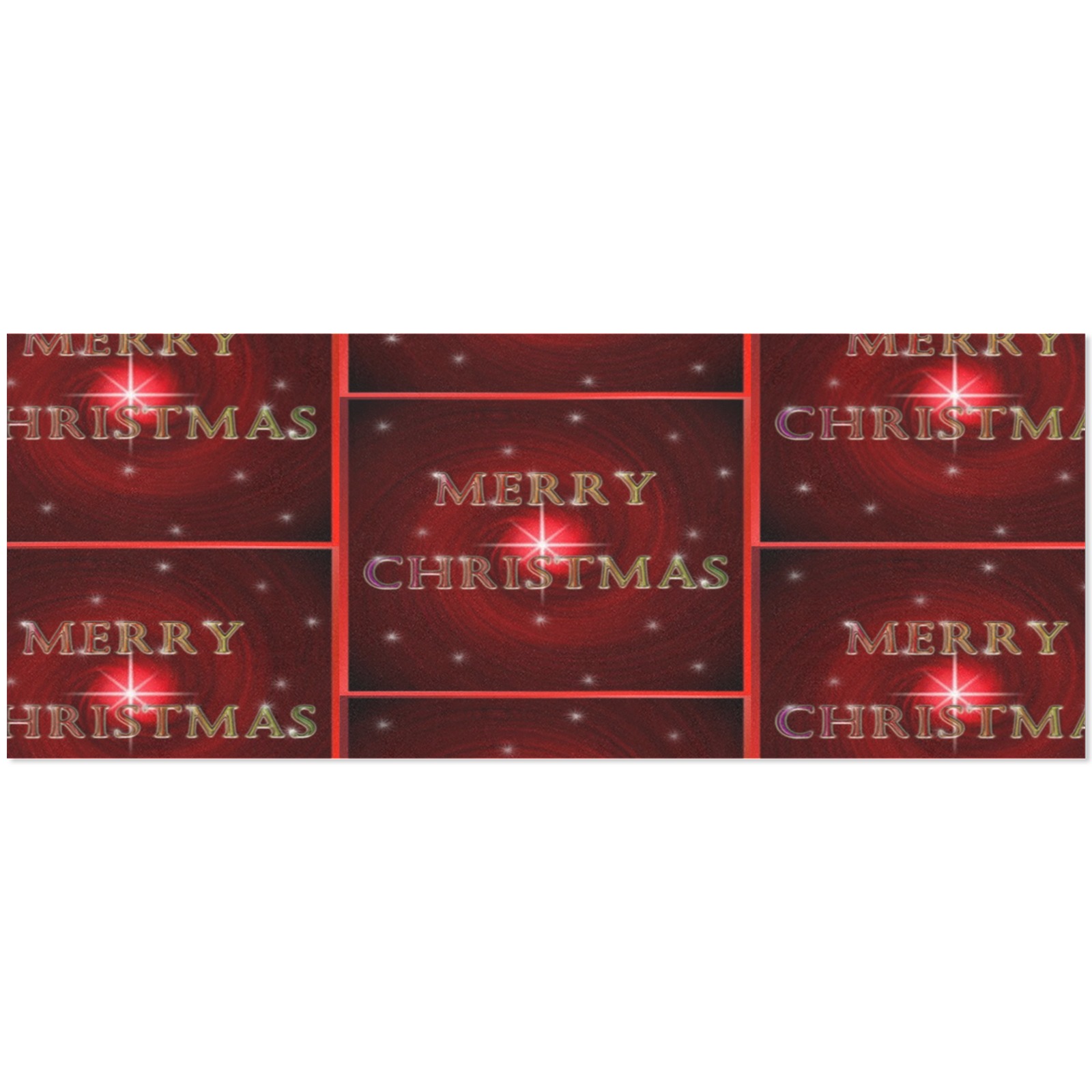 Red Vortex Gift Wrapping Paper 58"x 23" (2 Rolls)