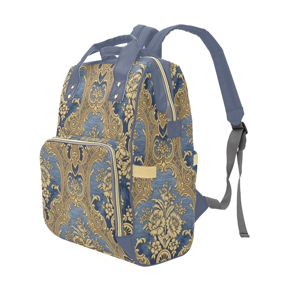 Blue Elegance Multi-Function Diaper Backpack/Diaper Bag (Model 1688)