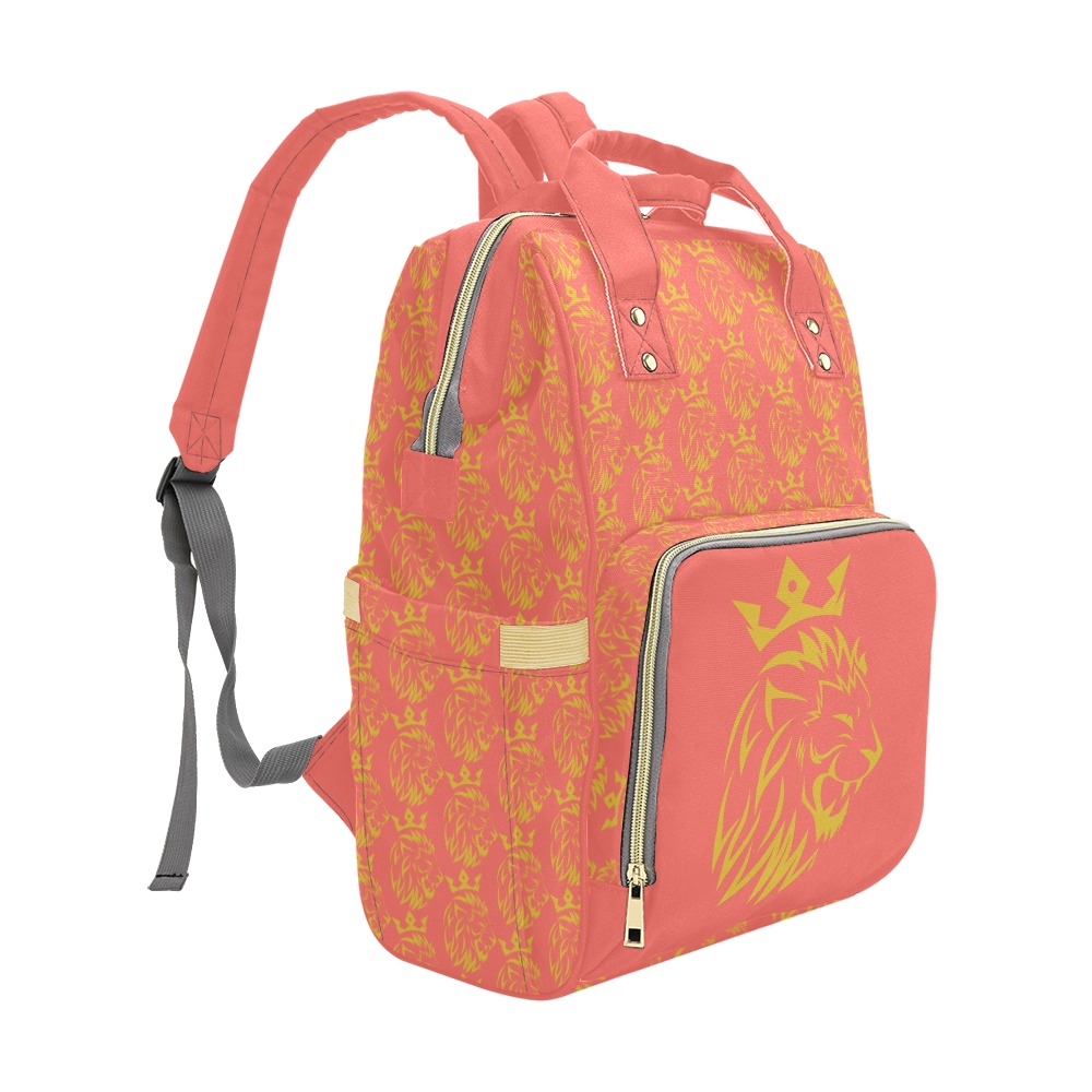 Freeman Empire Diaper Bag (Peach) Multi-Function Diaper Backpack/Diaper Bag (Model 1688)