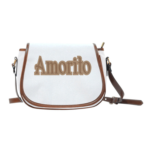 Amorito white Saddle Bag/Large (Model 1649)