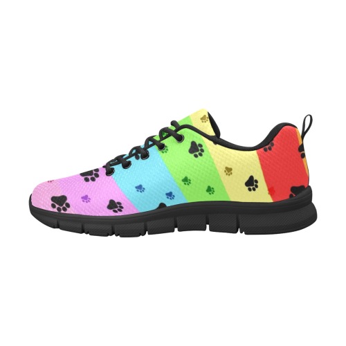 Rainbow Paws by Fetishworld Men's Breathable Running Shoes (Model 055)