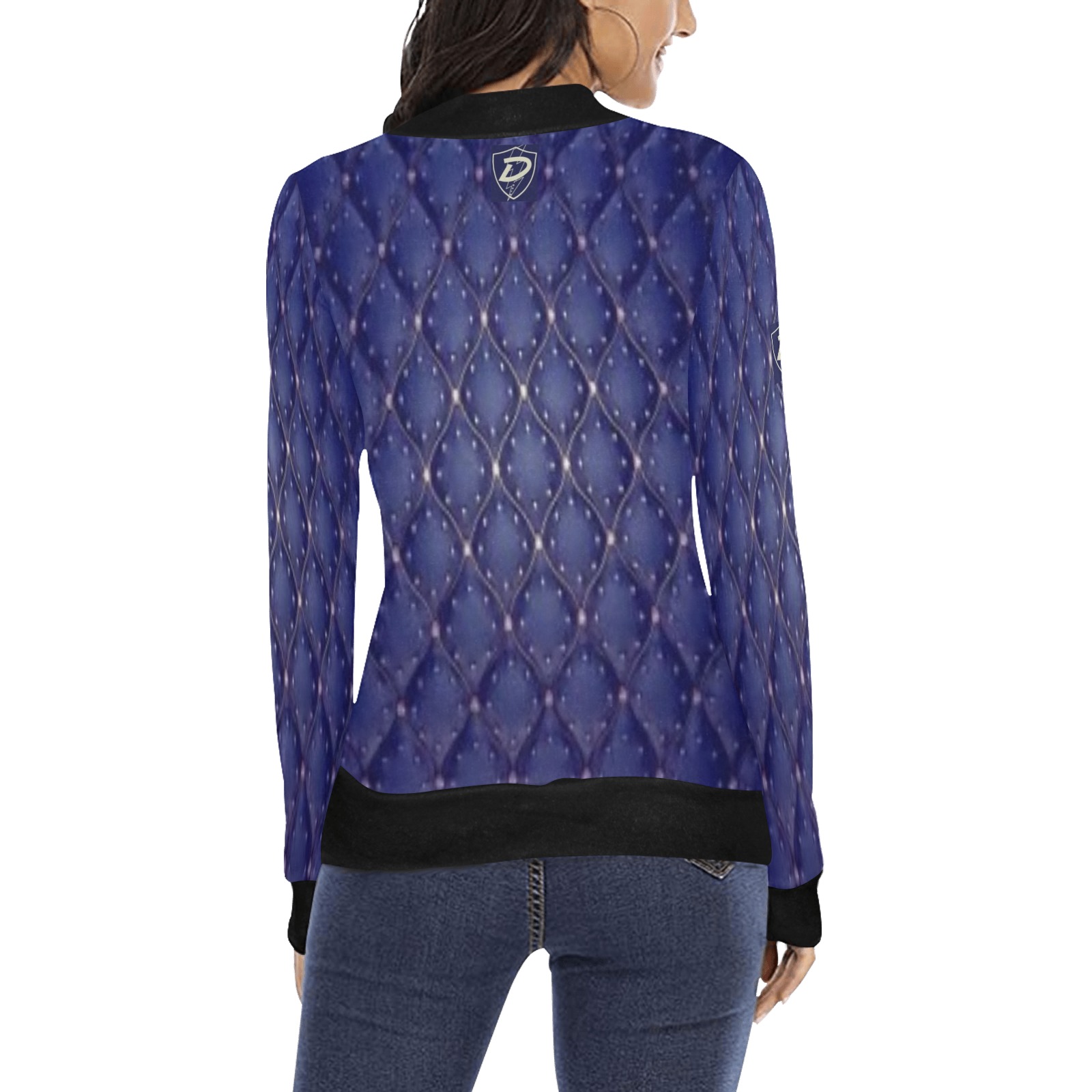 DIONIO clothing - Women's Mock Neck Sweater Women's All Over Print Mock Neck Sweatshirt (Model H43)