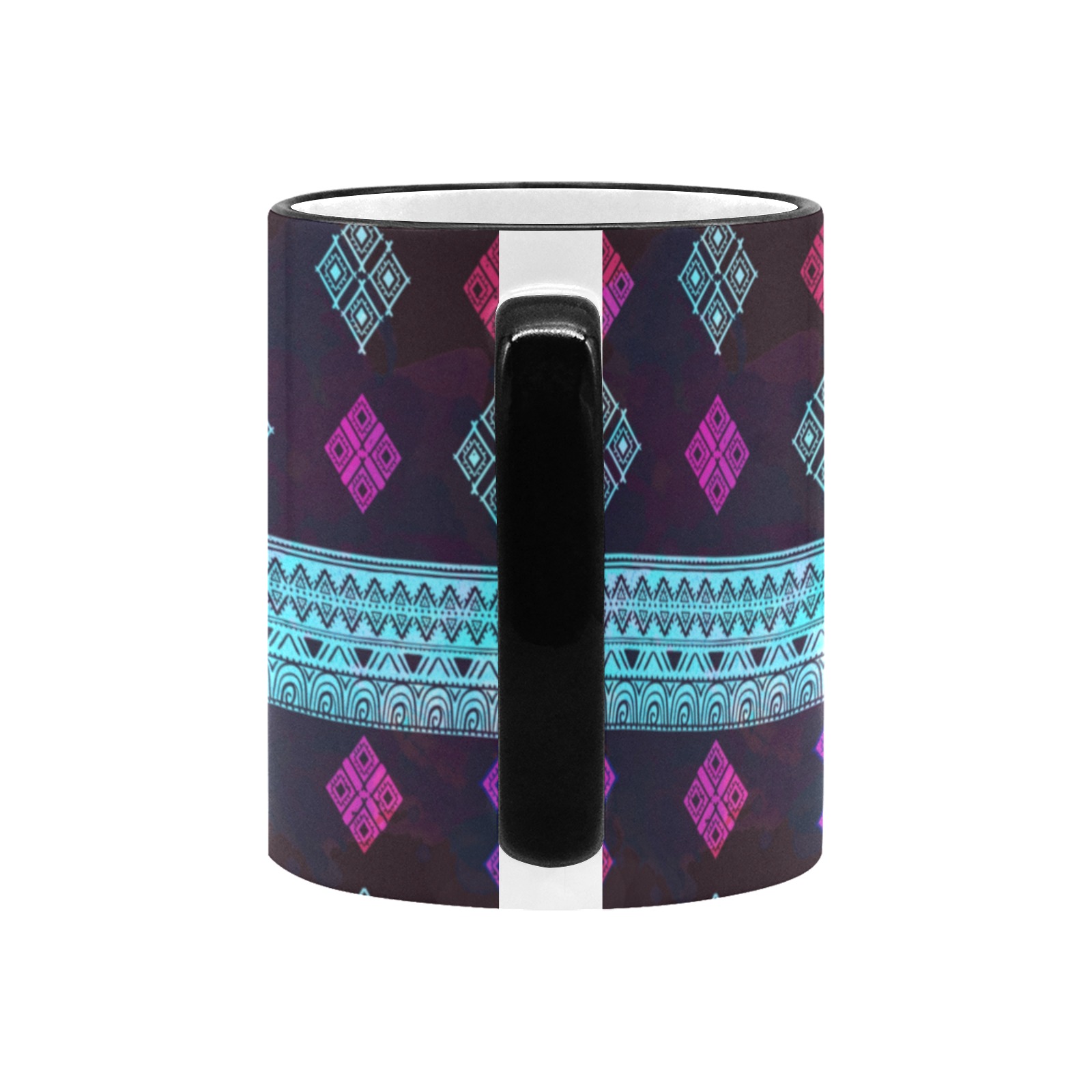 Boho Custom Edge Color Mug (11oz)