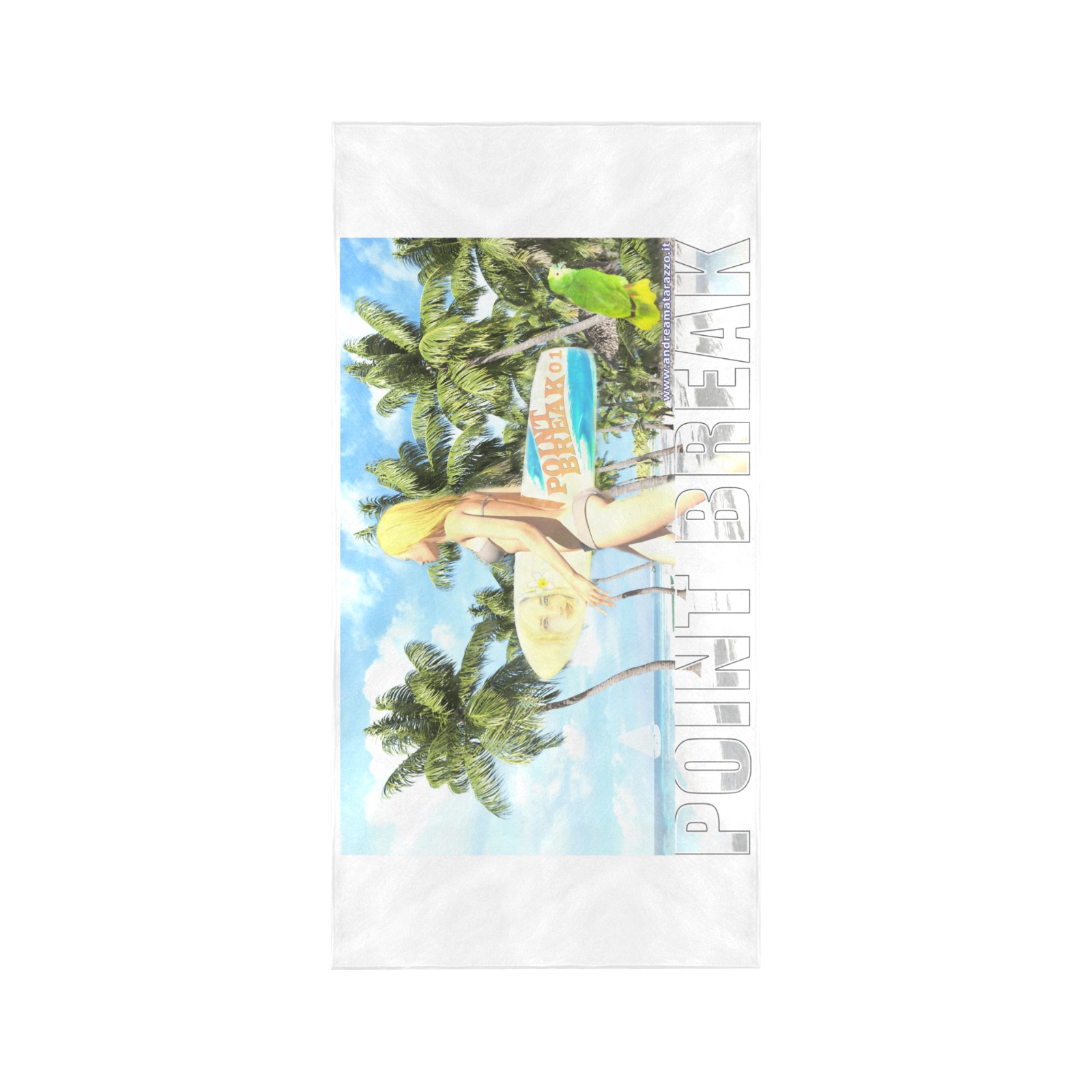 Point Break 01 Beach Towel 30"x 60"