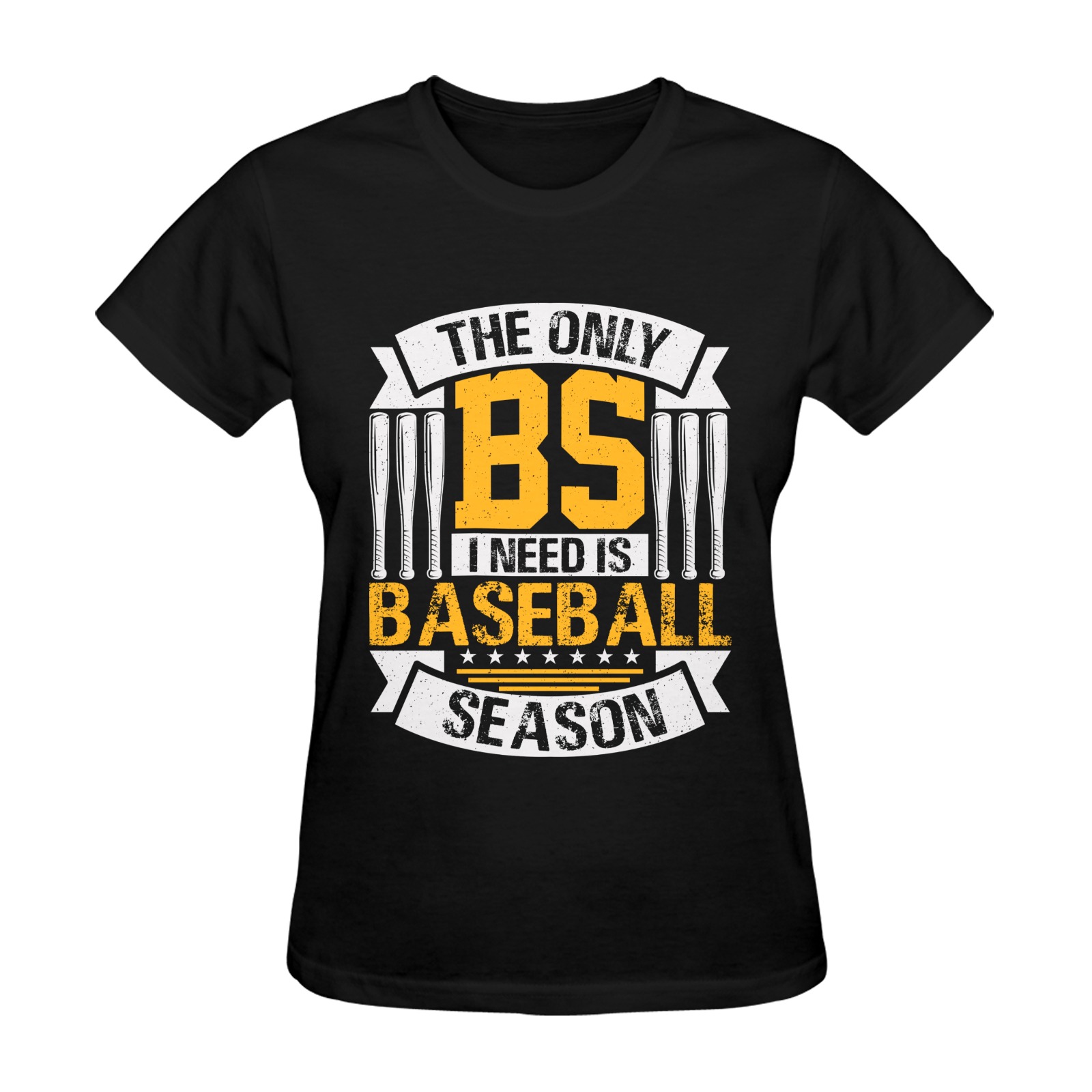 Funny Baseball Sarcasm Sunny Women's T-shirt (Model T05)