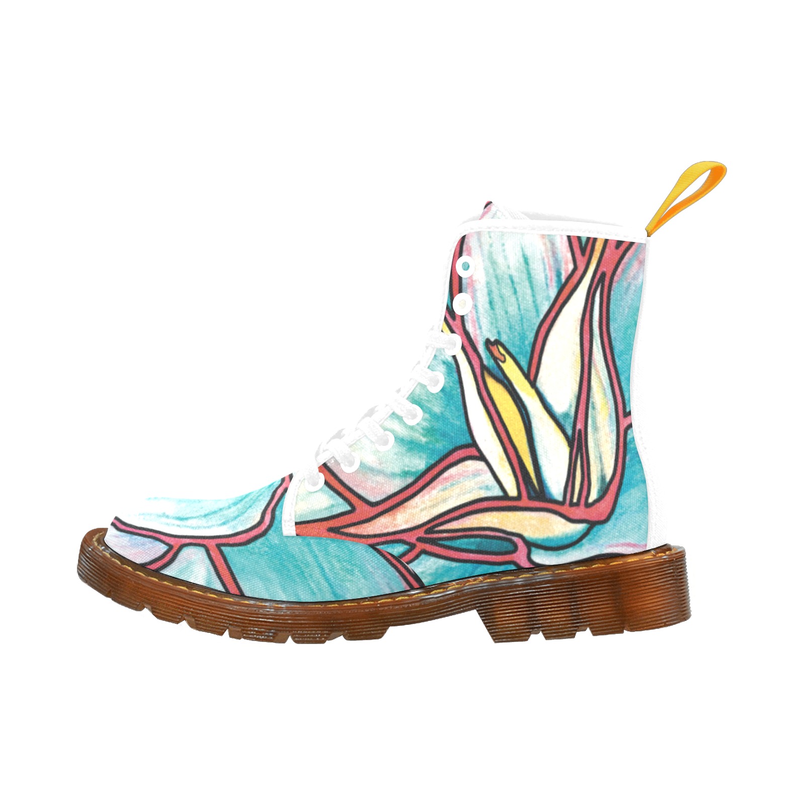 Pastel Succulent Martin Boots For Women Model 1203H