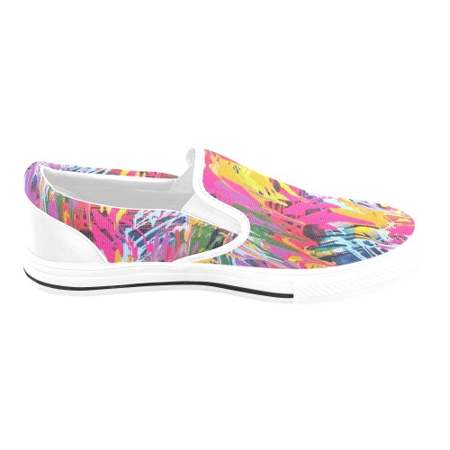 Wondering Women's Slip-on Canvas Shoes (Model 019)