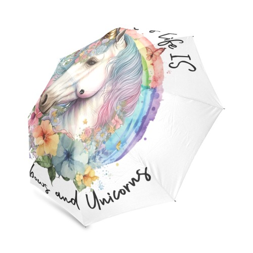Rainbows and Unicorns Foldable Umbrella (Model U01)