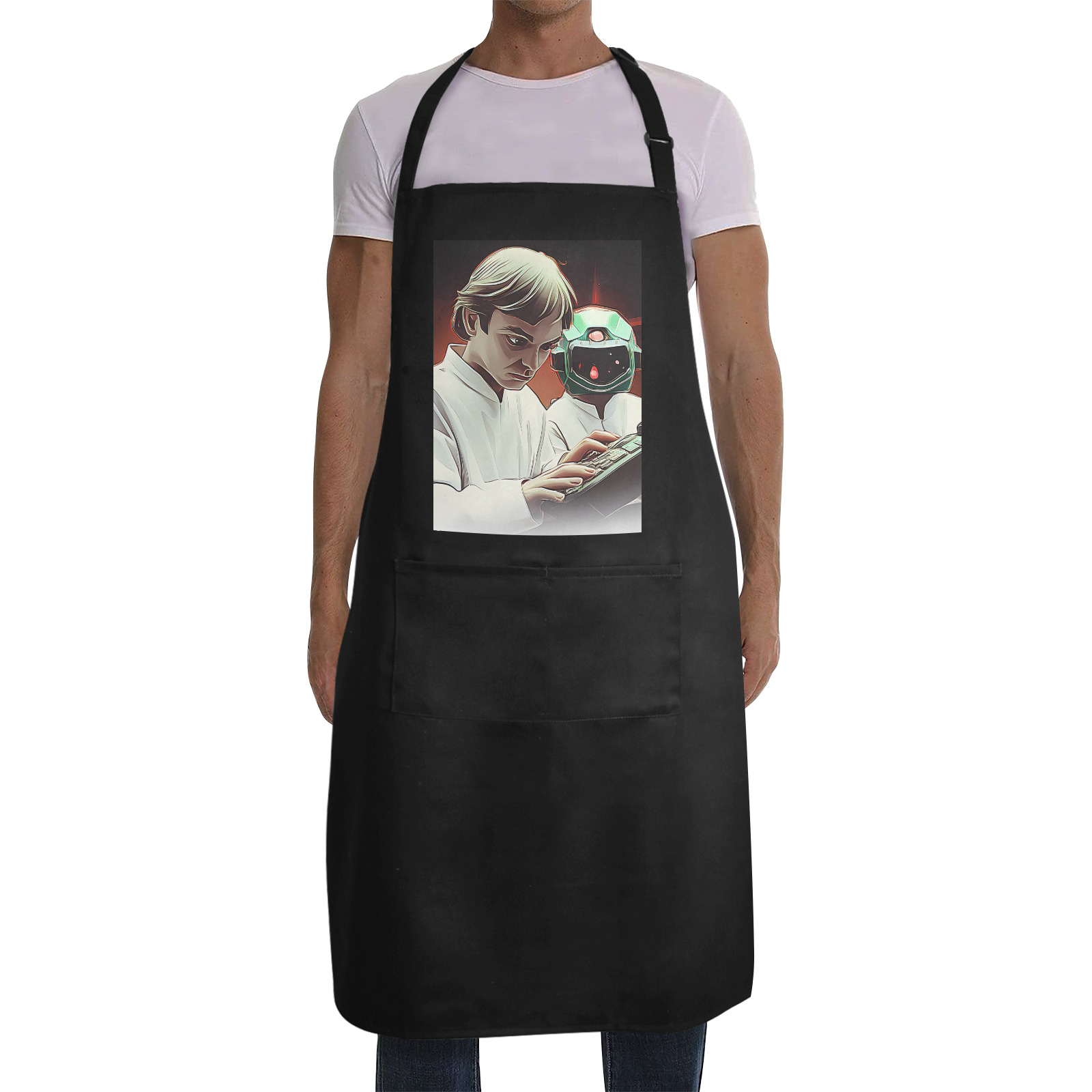 Cosmic Collaboration Waterproof Apron for Men