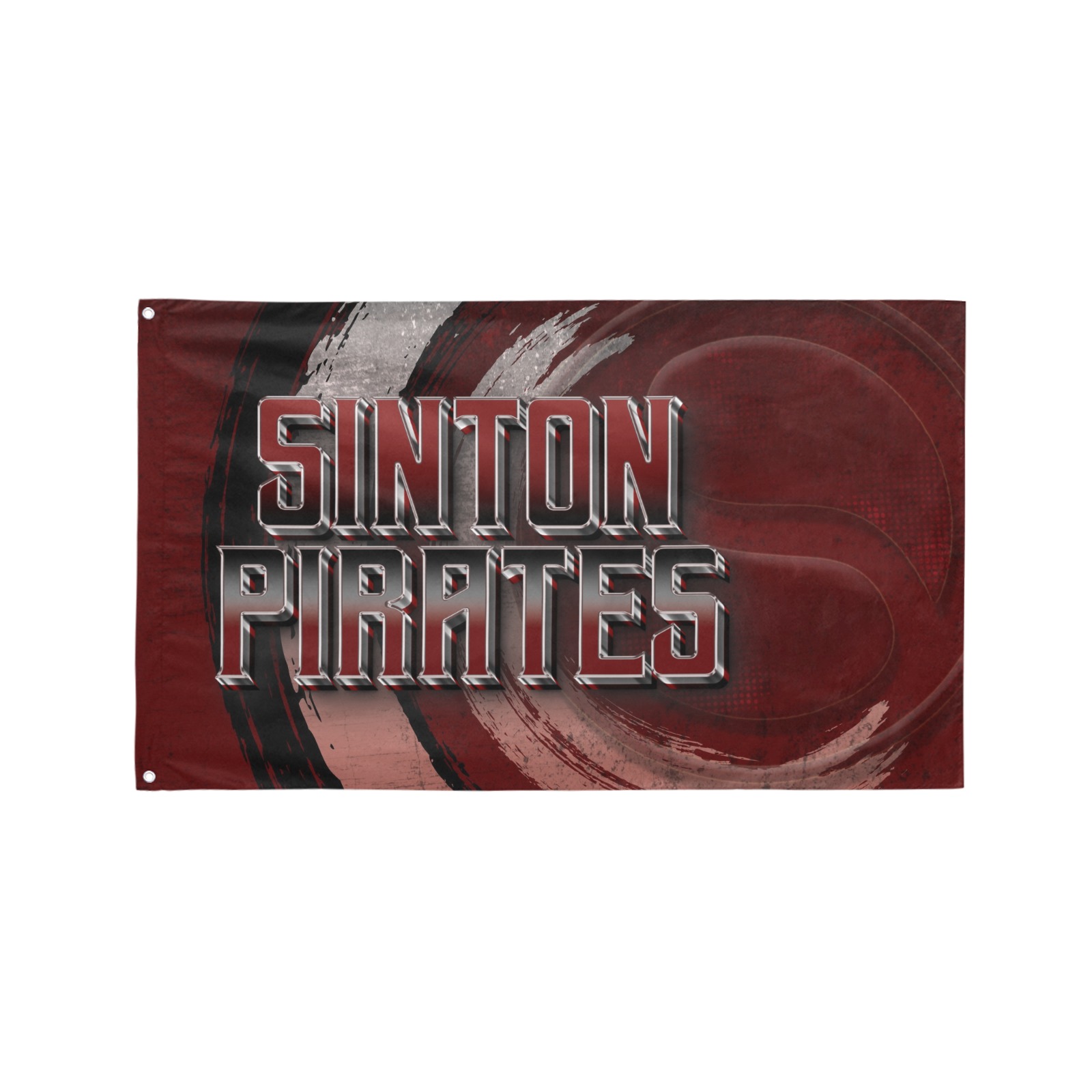 Small Sinton Pirates Flag Garden Flag 59"x35"