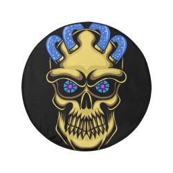 Skull Head Gold Spare Tire Cover 34 Inch Spare Tire Cover