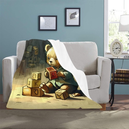 Little Bears 9 Ultra-Soft Micro Fleece Blanket 32"x48"