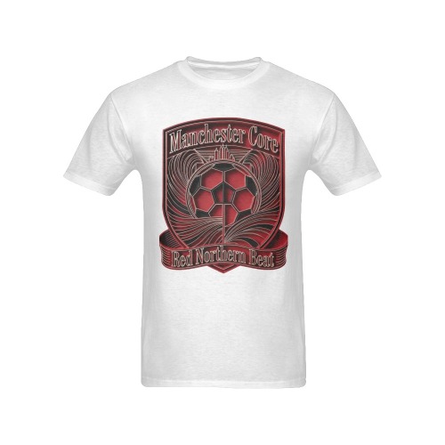 Red Manchester Icon T-Shirt, Soccer City Pride Gift