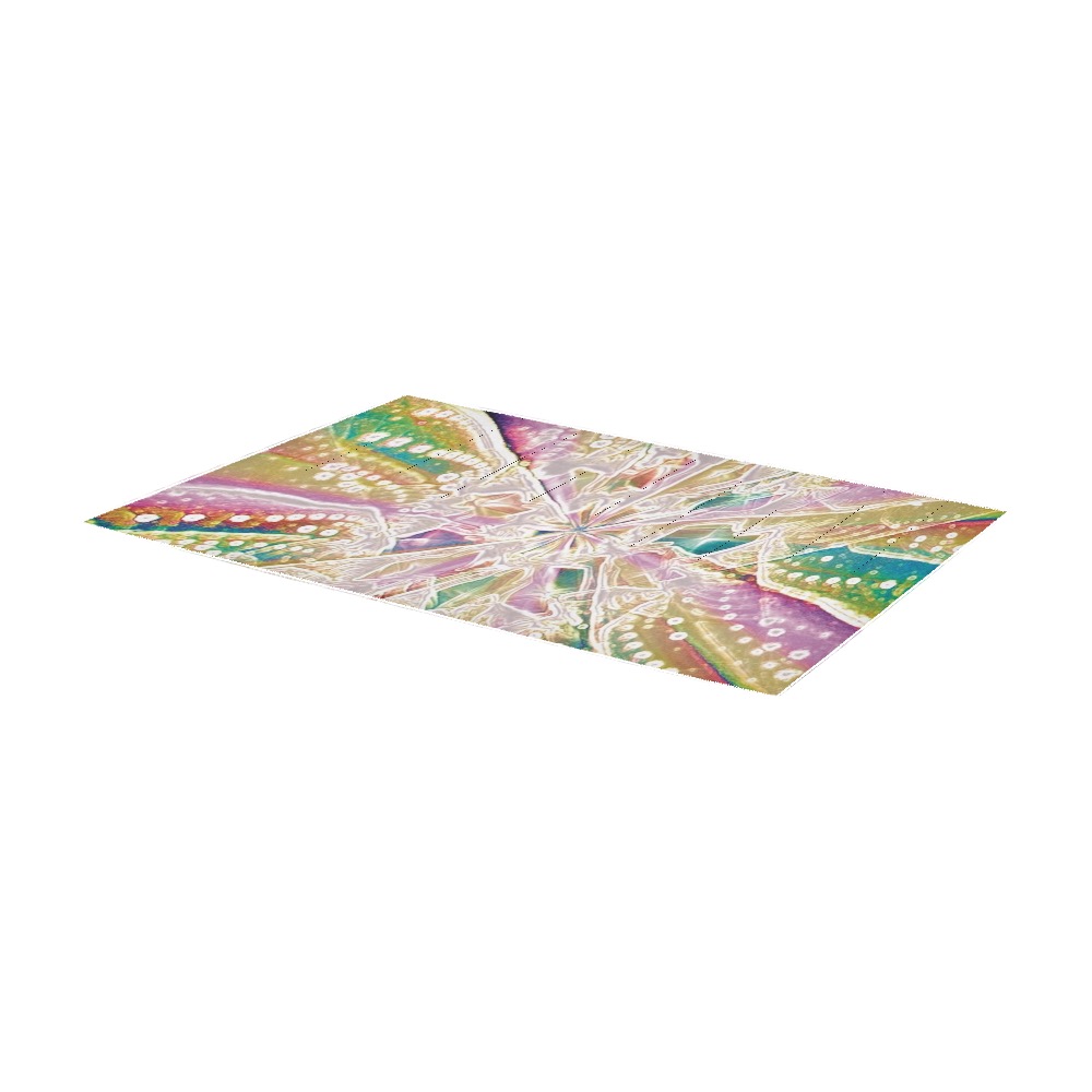 Abstract vibes Area Rug 7'x3'3''