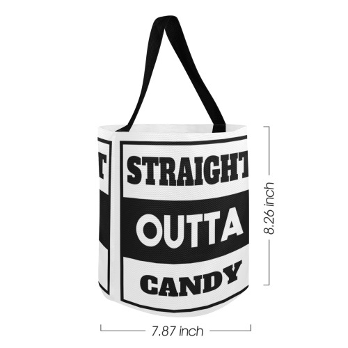 STRAIGHT OUTTA CANDY TRICK OR TREAT BAG Halloween Candy Bag