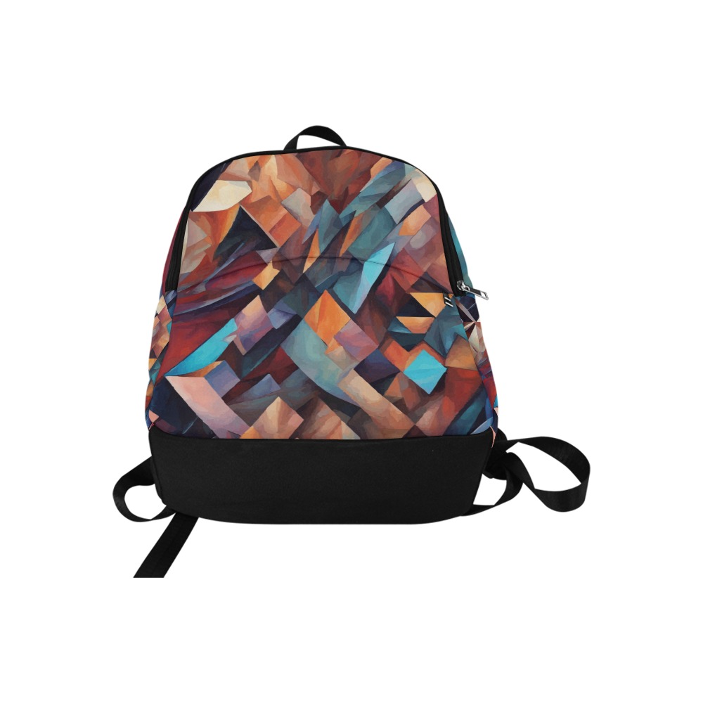 Colorful geometric pattern. Striking abstract art Fabric Backpack for Adult (Model 1659)