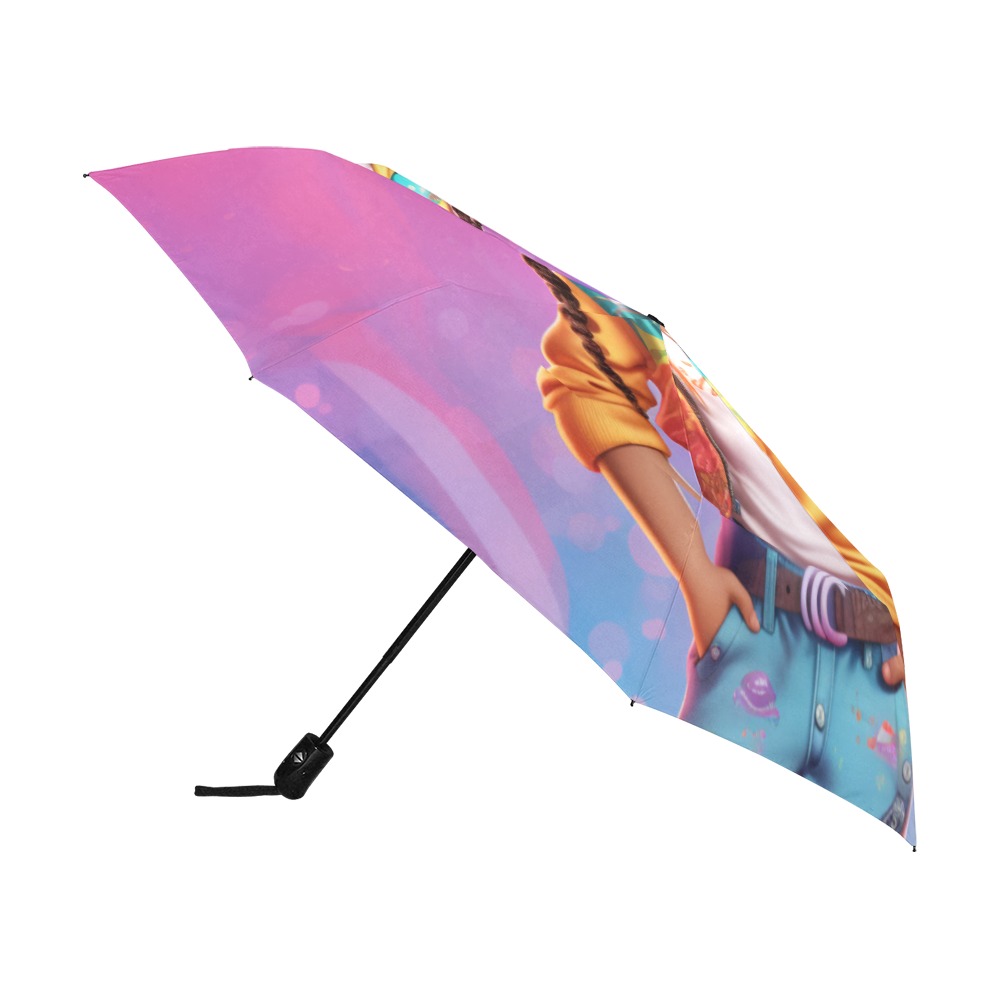 Nia - Umbrella Anti-UV Auto-Foldable Umbrella (U09)