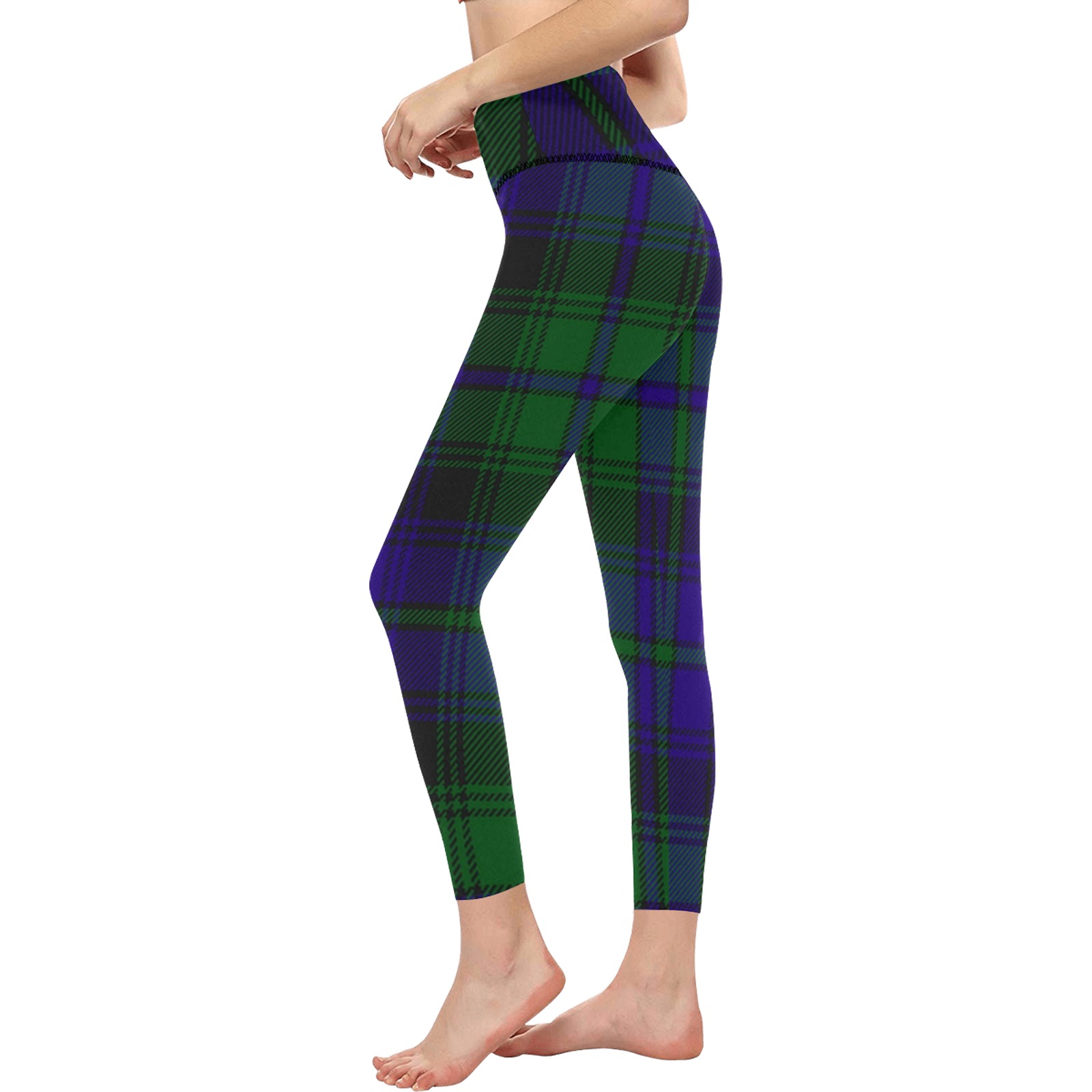 5TH. ROYAL SCOTS OF CANADA TARTAN Women's All Over Print High-Waisted ...