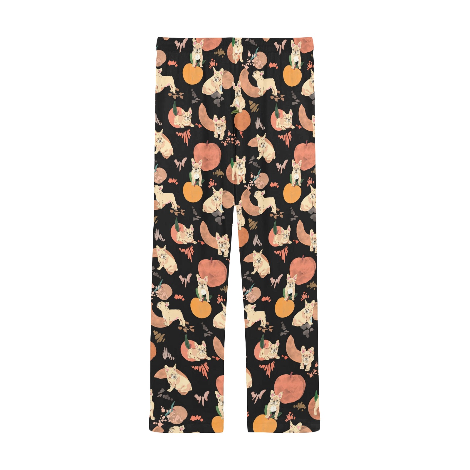 Puppies in the peaches B-01 Men's Pajama Trousers