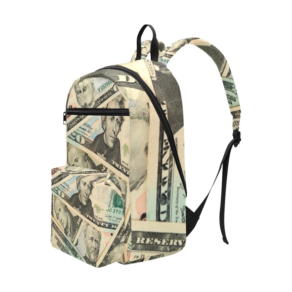 US PAPER CURRENCY Large Capacity Travel Backpack (Model 1691)