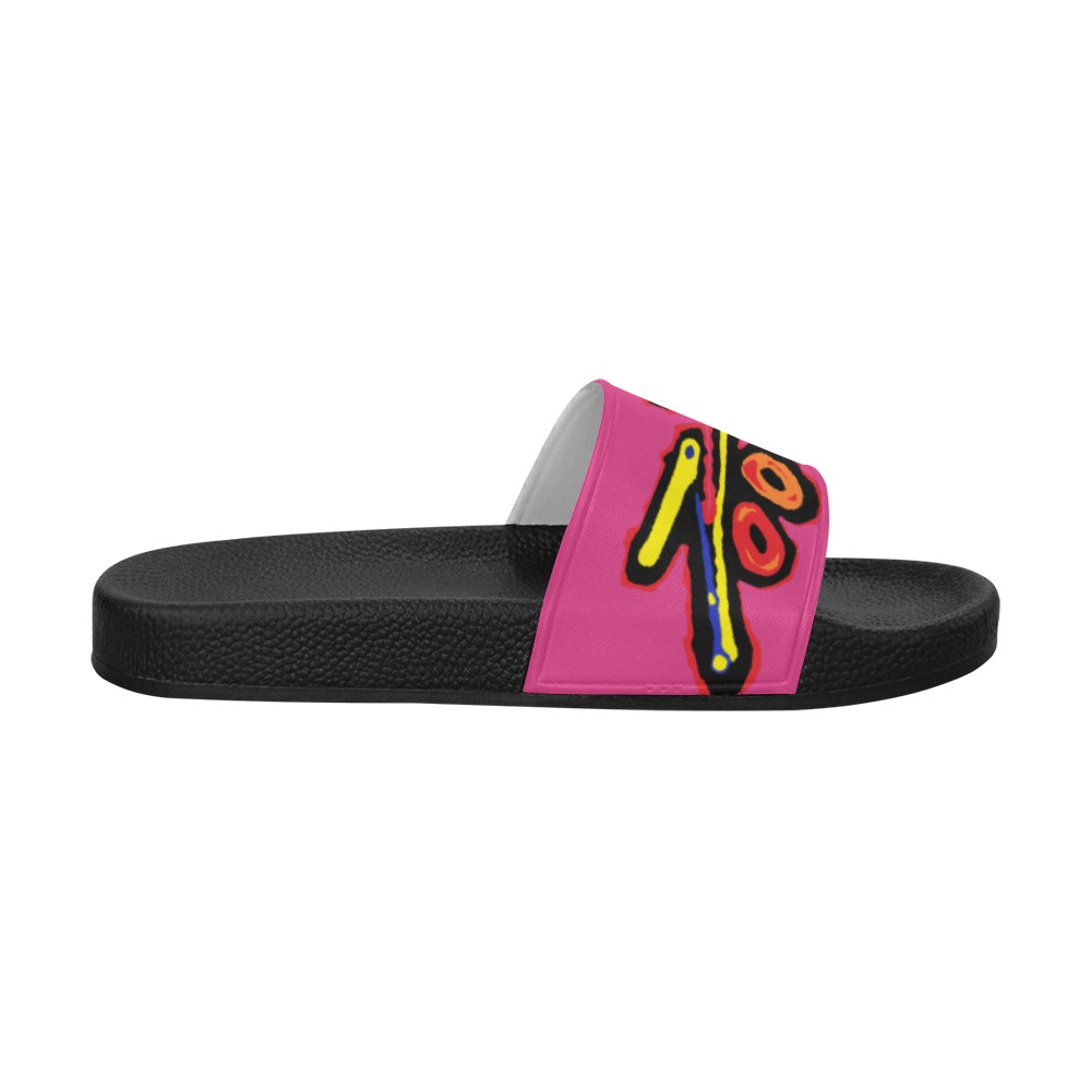 ZL.LOGO.htpnk Women's Slide Sandals (Model 057)