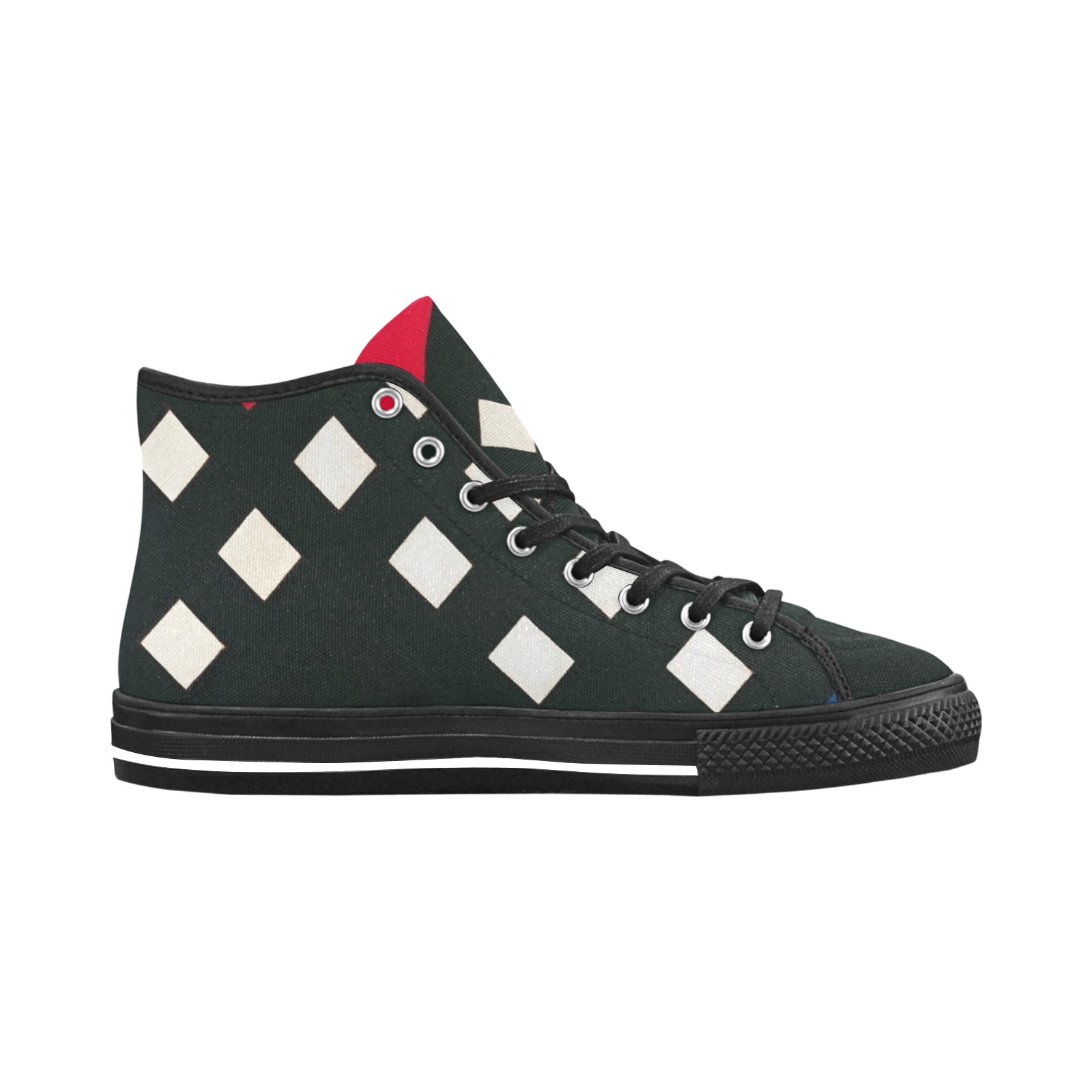 Counter-composition XV by Theo van Doesburg- Vancouver H Women's Canvas Shoes (1013-1)