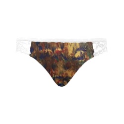 Fireflies(2) w Women's Lace Panty (Model L41)