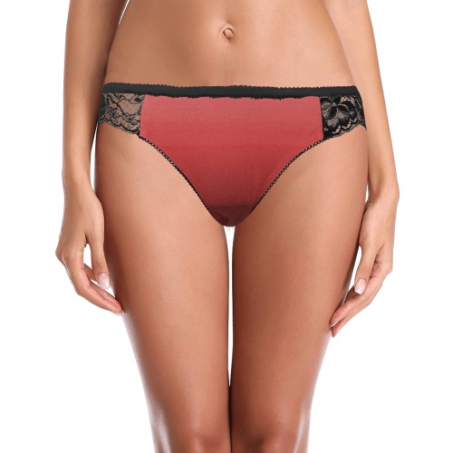 orn red b Women's Lace Panty (Model L41)