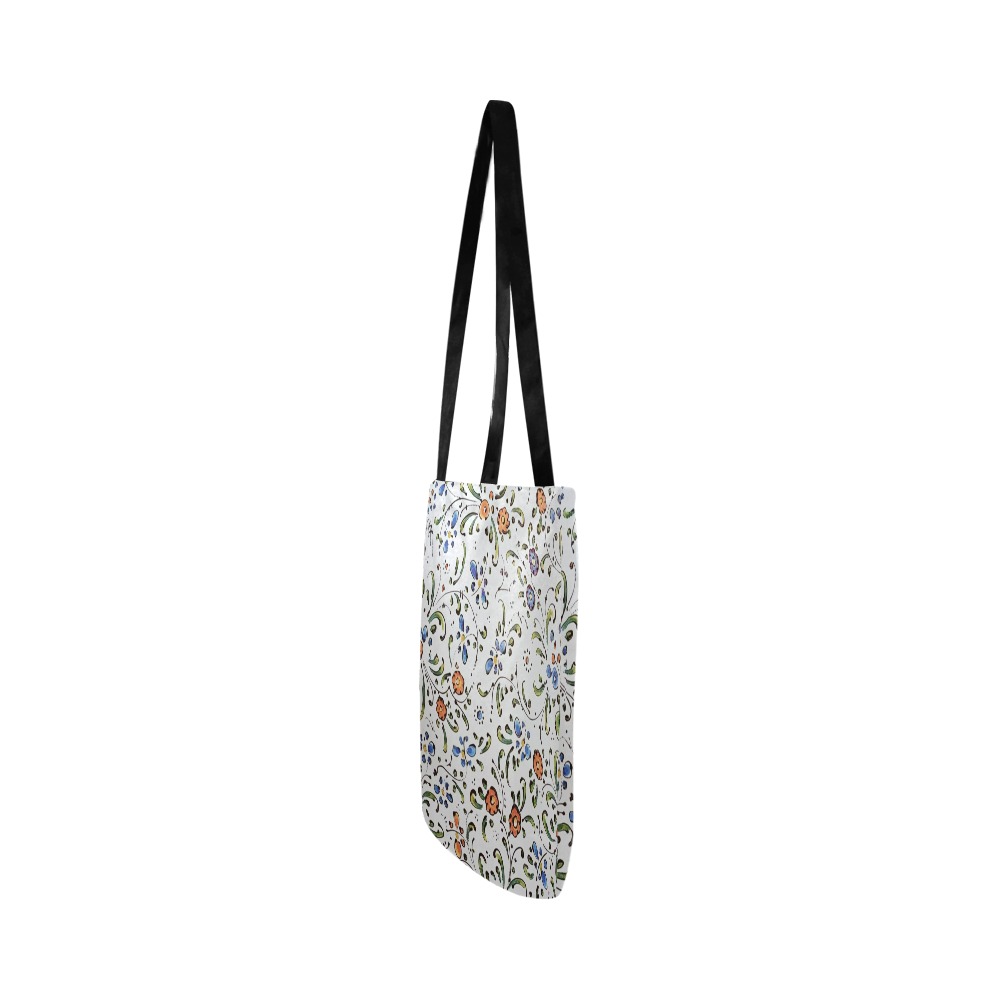 Flower Reusable Shopping Bag Model 1660 (Two sides)
