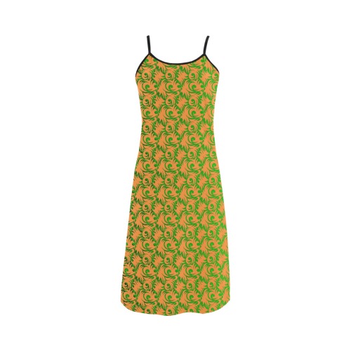 green swirl org Alcestis Slip Dress (Model D05)