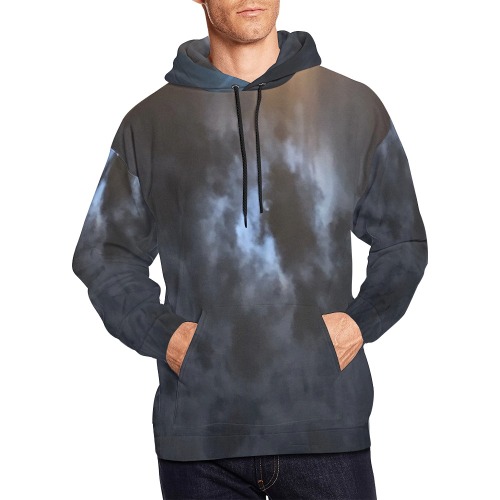 Mystic Moon Collection All Over Print Hoodie for Men (USA Size) (Model H13)
