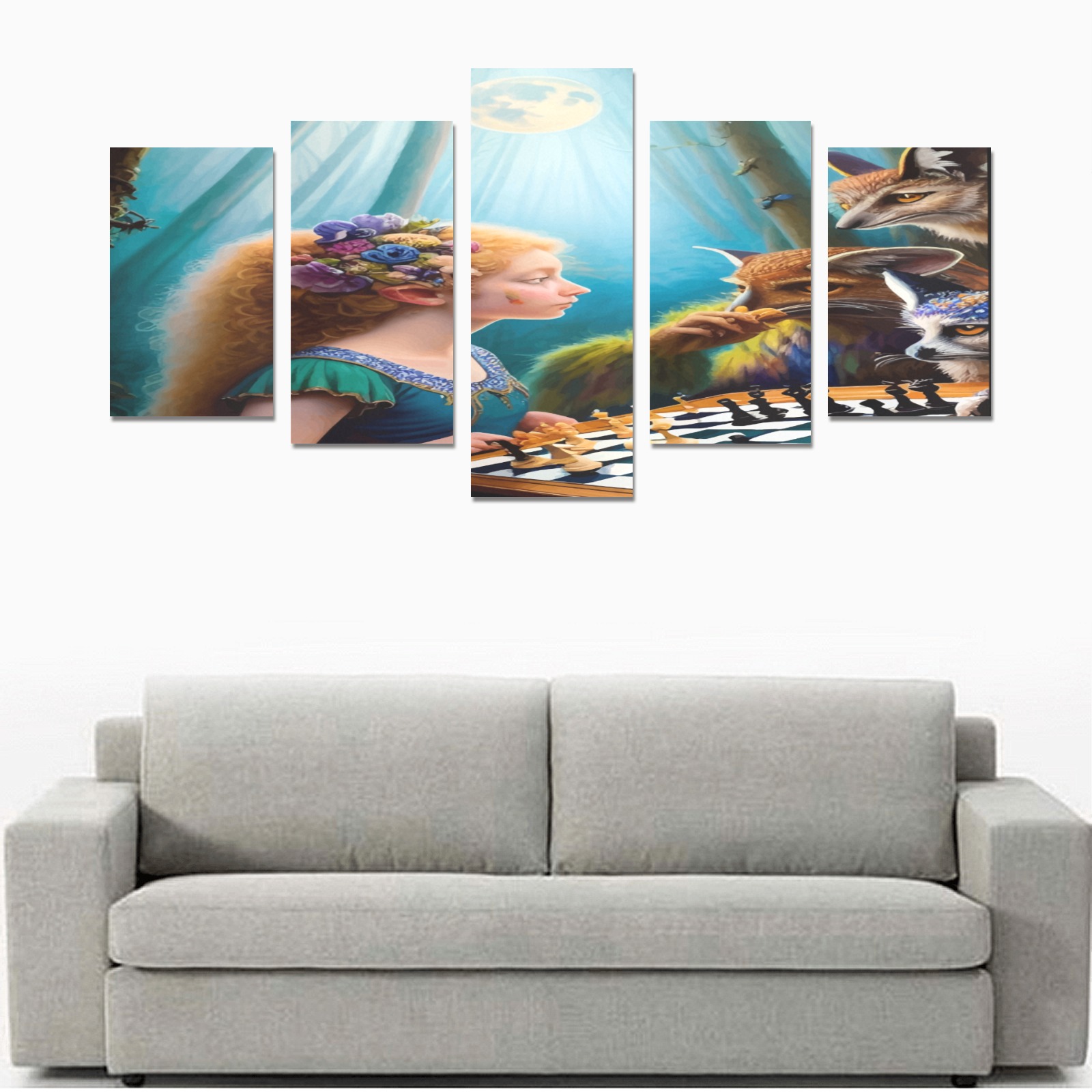 The Call of the Game 6_vectorized Canvas Print Sets C (No Frame)