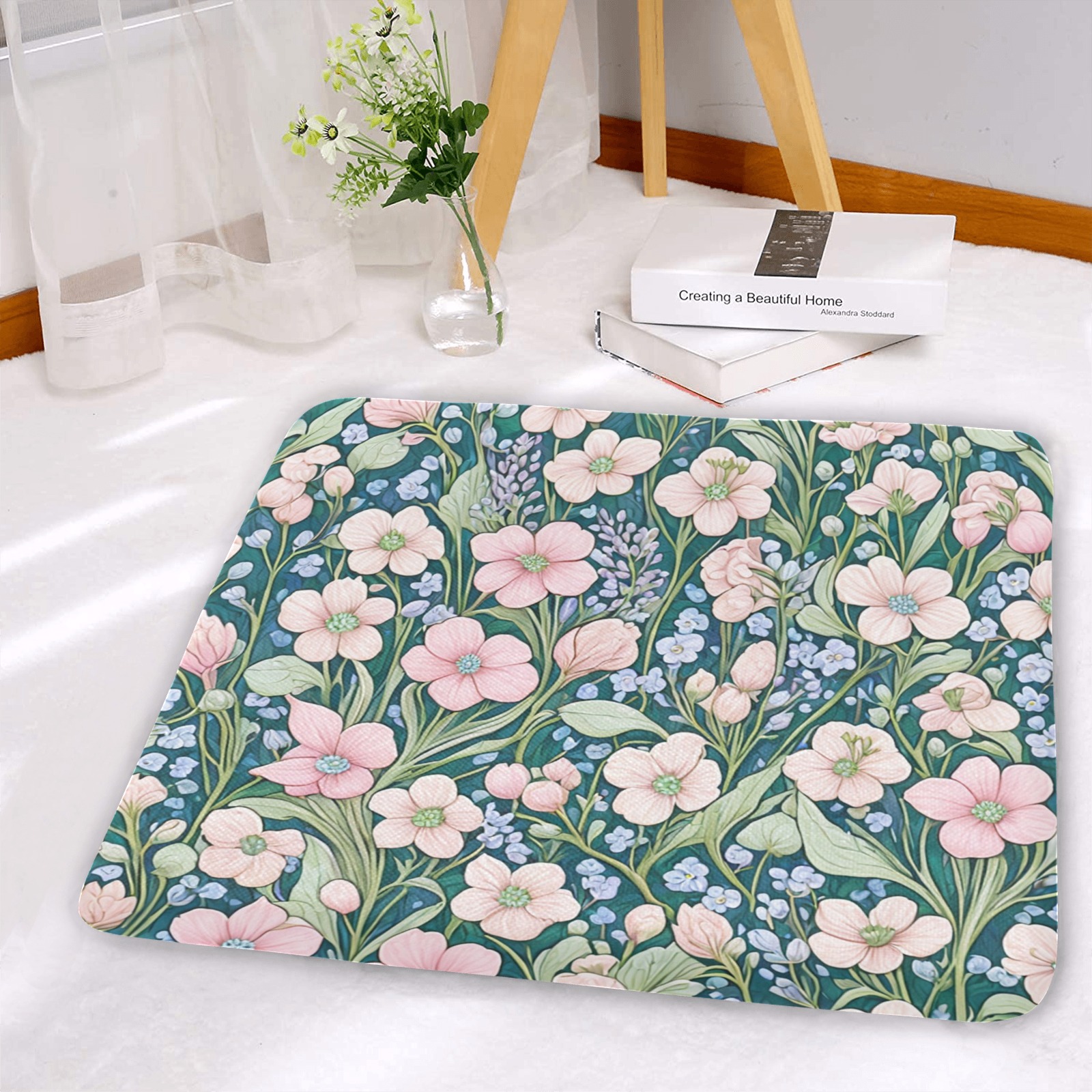 Fabulous Florals 21 Rectangular Seat Cushion