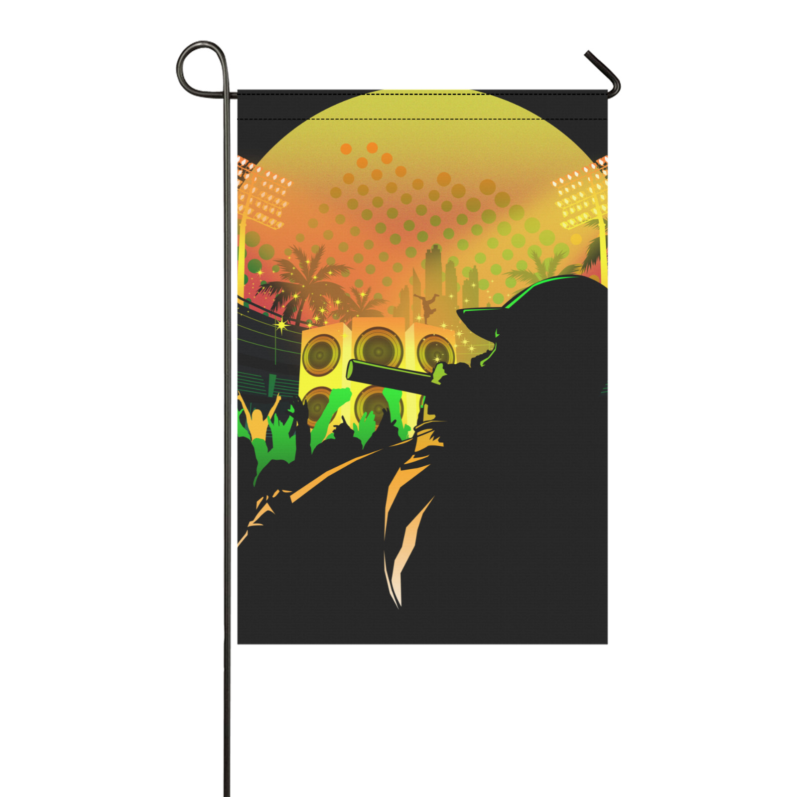 Rock The Crowd Garden Flag 12‘’x18‘’(Twin Sides)