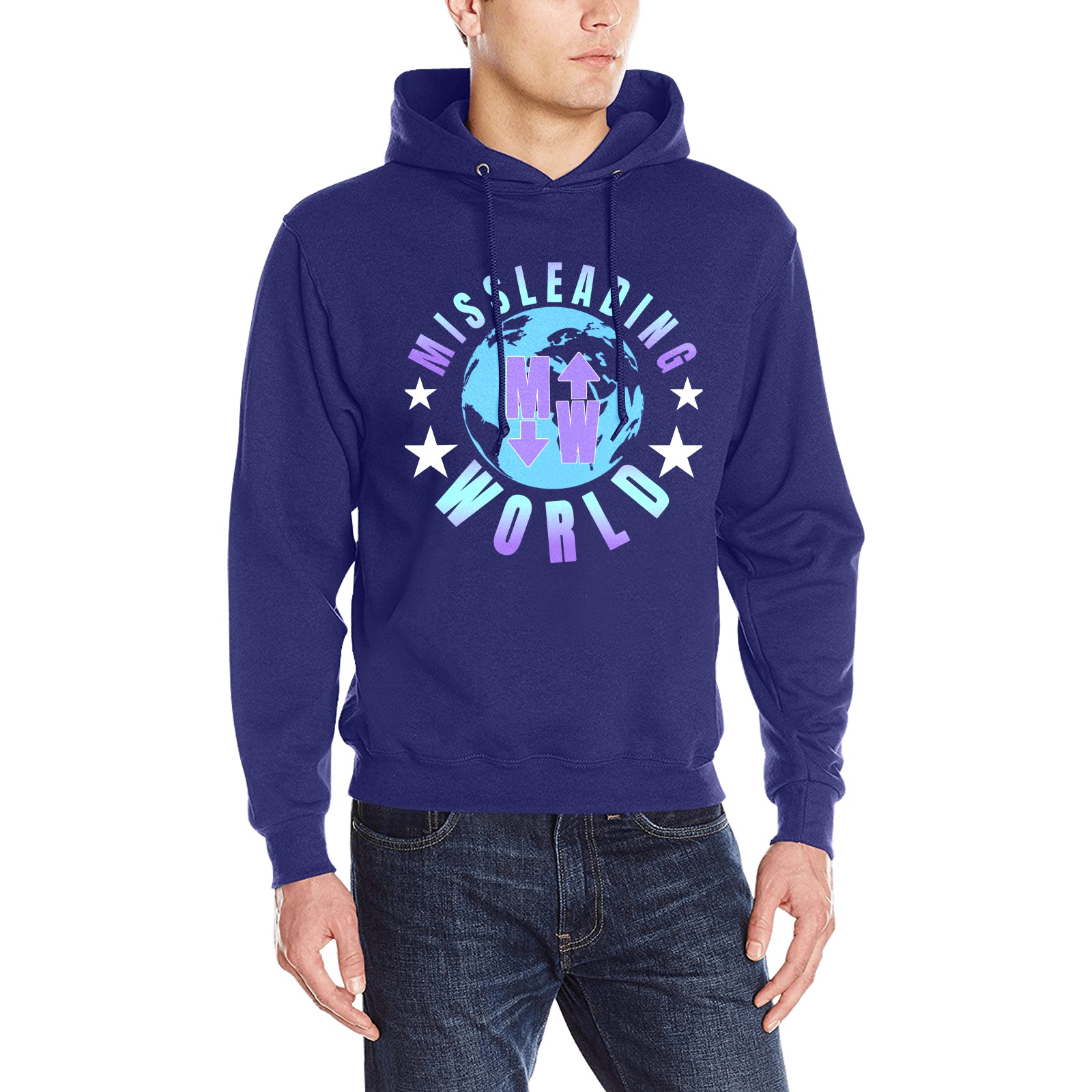 Designs only-its not always what it seem copy Men's Classic Hoodie (Model H17)
