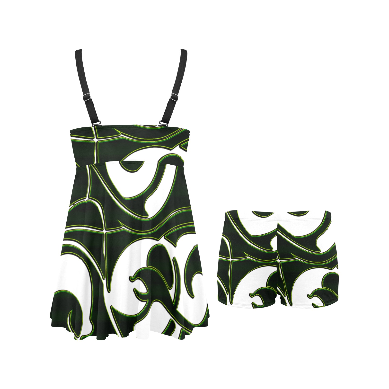Celtic 4 Chest Pleat Swim Dress (Model S31)