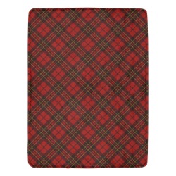 Red tartan plaid winter Christmas pattern holidays Ultra-Soft Micro Fleece Blanket 60"x80"