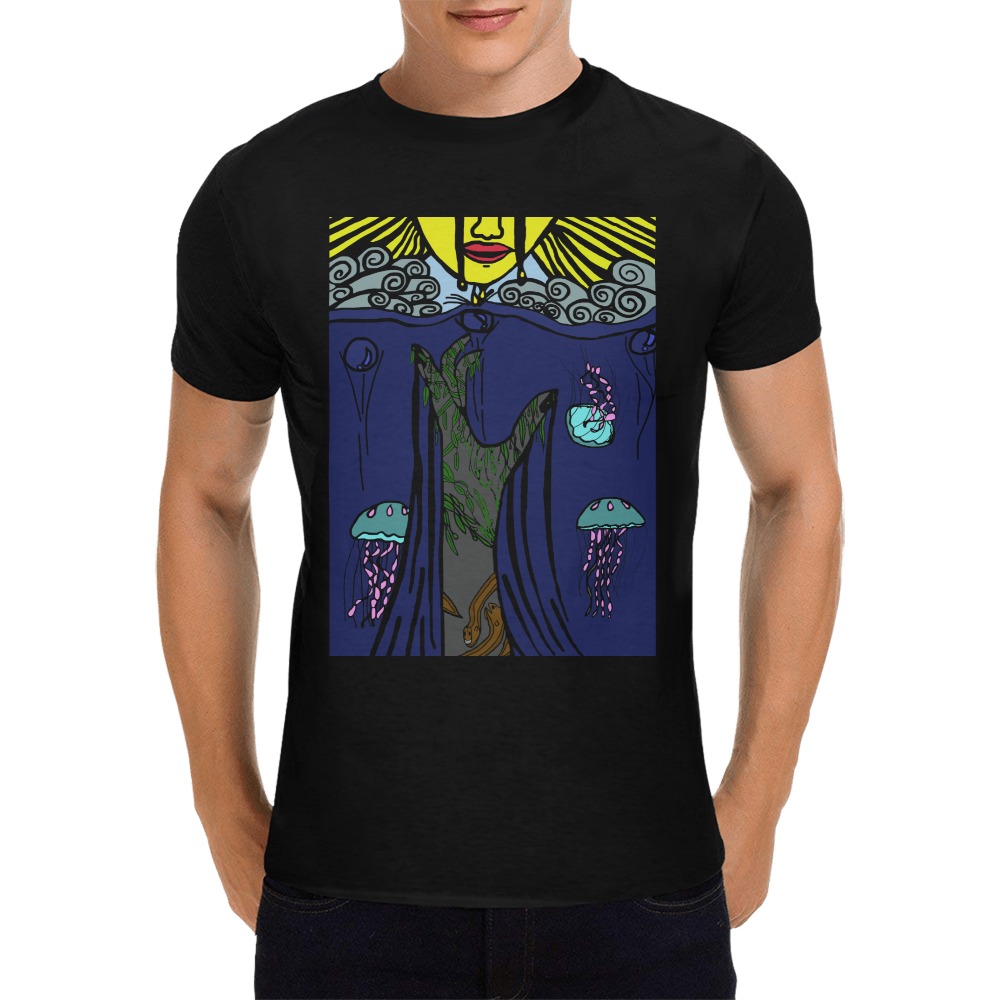 Sorrow in Color Men's T-Shirt in USA Size (Front Printing Only)
