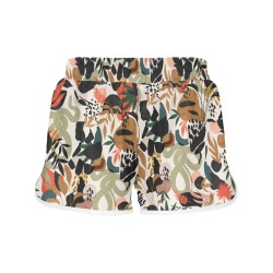 Abstract snakes shapes nature 63 Women's Sports Shorts (Model L61)